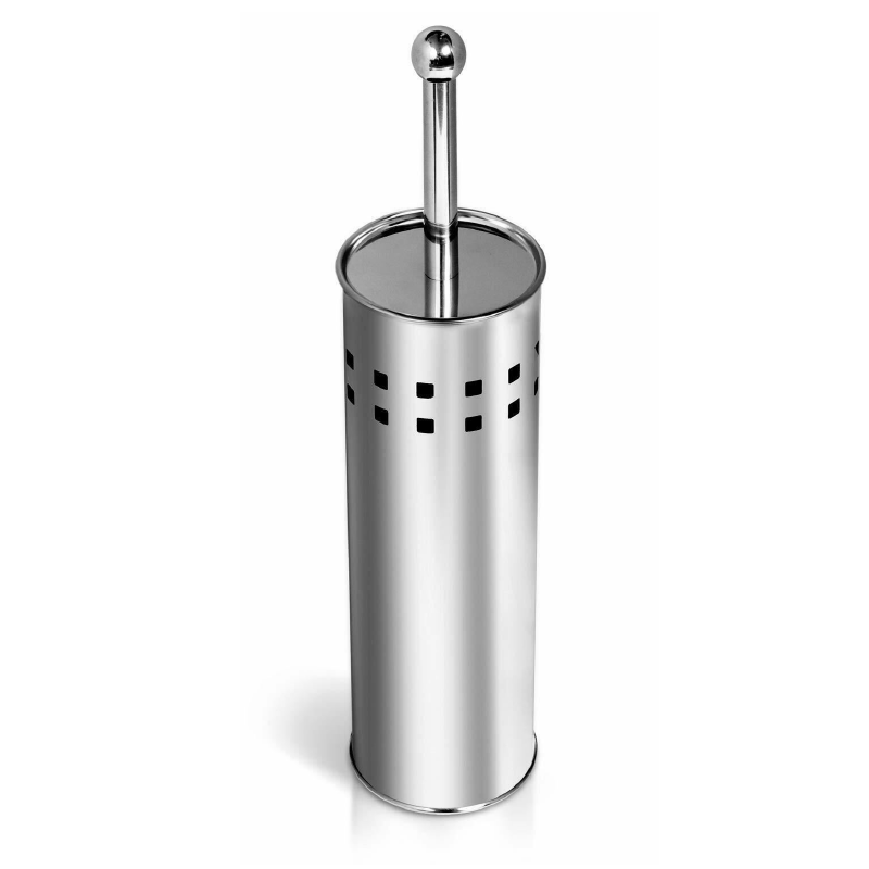 Chrome Bathroom Toilet Brush & Holder Set Bravich LTD.