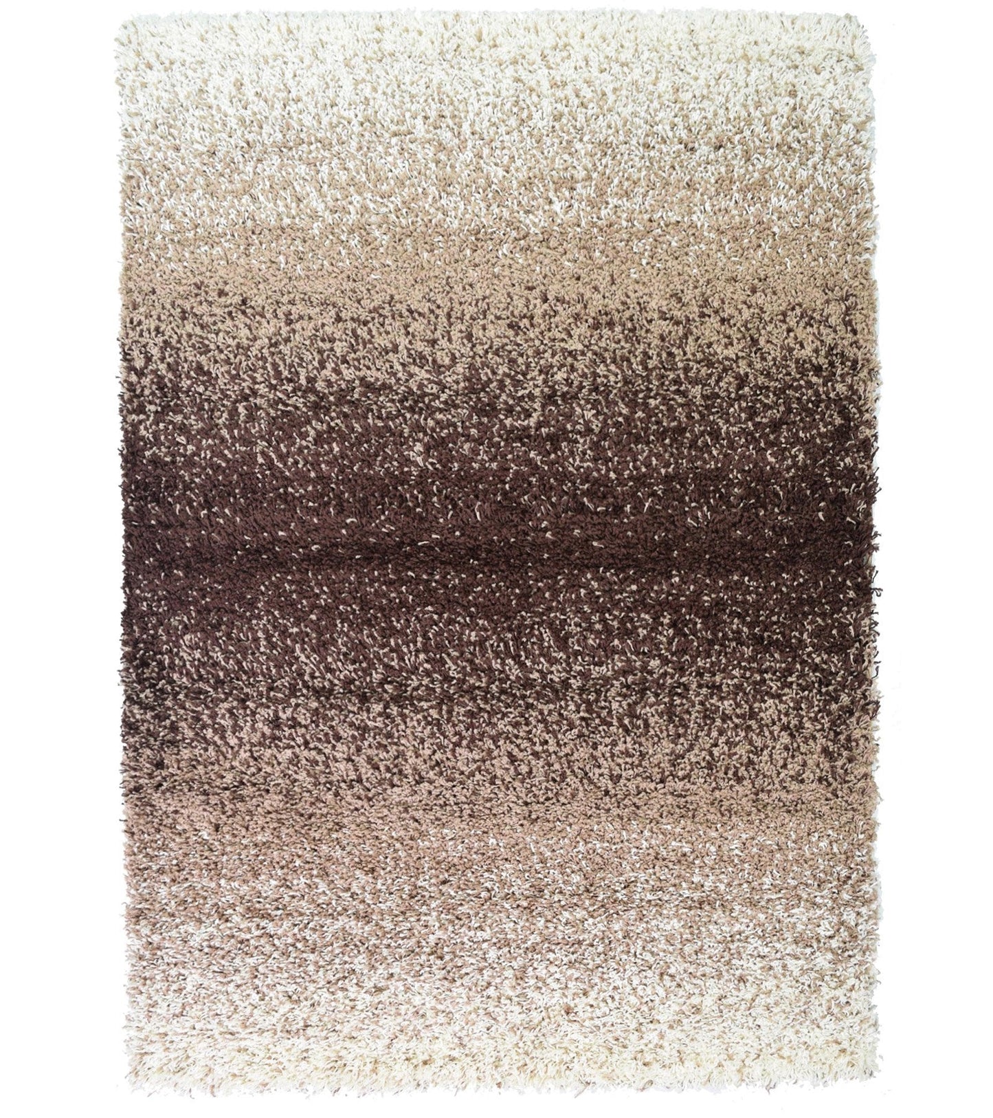 Brown Blend Thick Shaggy Rug - California-Bargainia.com