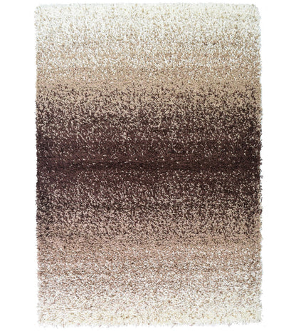 Brown Blend Thick Shaggy Rug - California-Bargainia.com