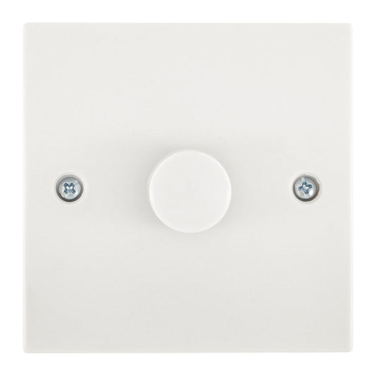 1 Gang 1 Way Dimmer Switch 400W - White Bargainia.com