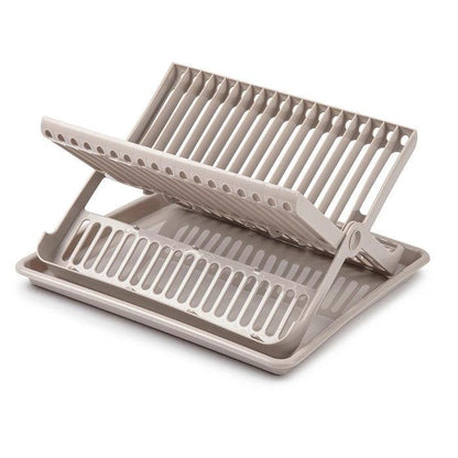 Dish Drainer With Tray And Drip Tray - Assorted Colours-8414926438670-Bargainia.com