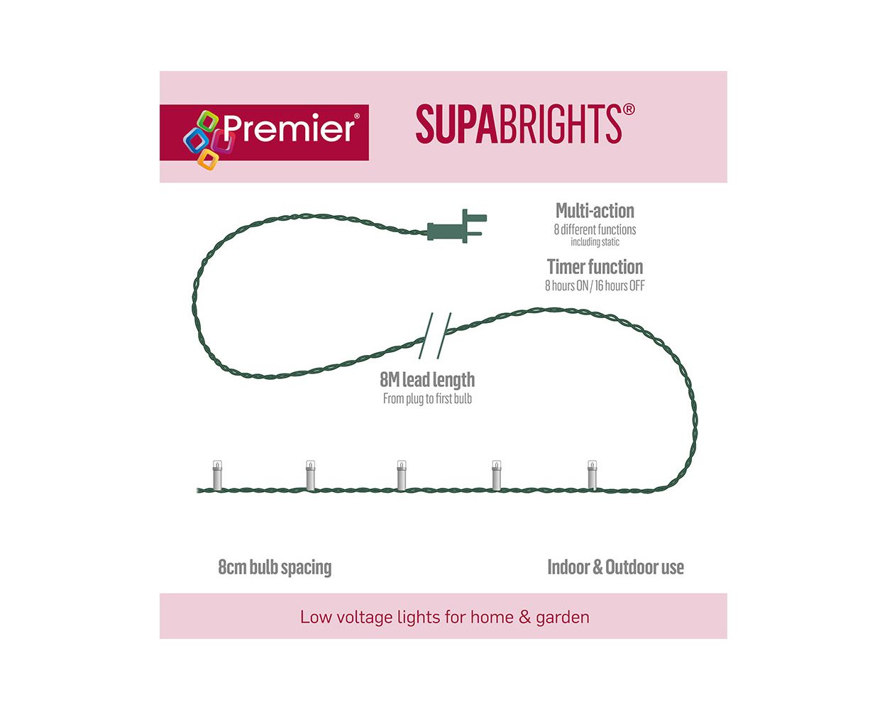 Premier 360 Multi-Action LED Supabrights - White-5053844154380-Bargainia.com