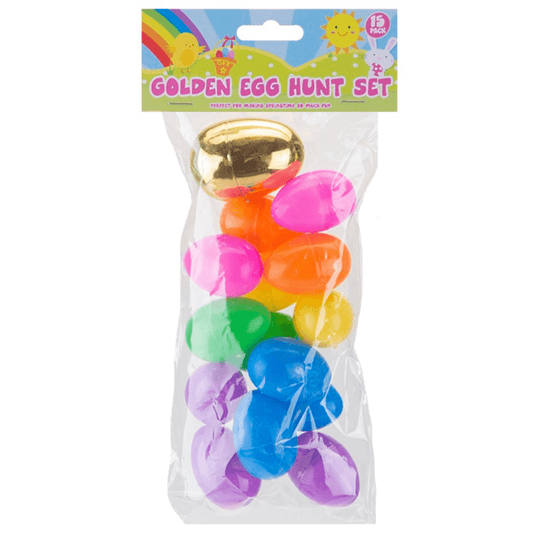 15Pk Easter Filler Eggs Hunt Set 5050565517104 only5pounds-com