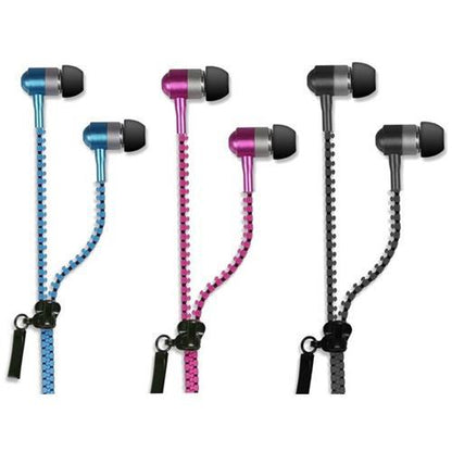 I-Total Zipper Earphones - Assorted-8056518551482-Bargainia.com
