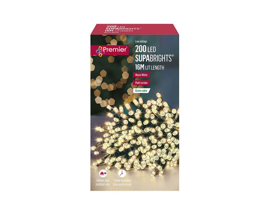 Premier 200 Multi-Action LED Supabrights - Warm White-5053844154335-Bargainia.com