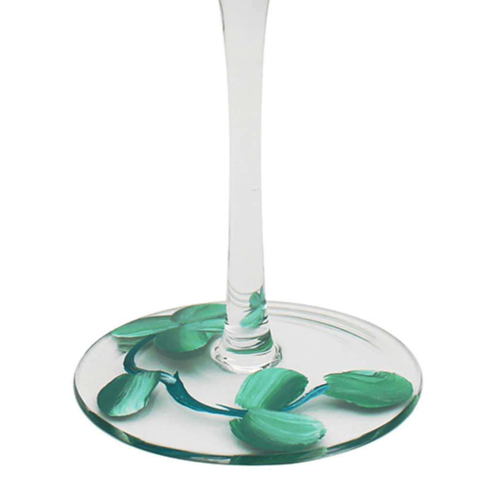 Lynsey Johnstone Eucalyptus Hand Painted Gin Cocktail Glass-5010792491578-Bargainia.com