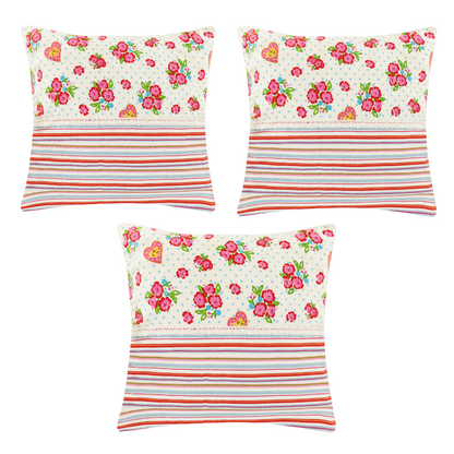 Rustic French Country Style Dual Sided Decorative Throw Cushion - 40 x 40cm-Bargainia.com