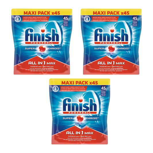 Finish Powerball All-in-1 Max Dishwasher Tablets (45)