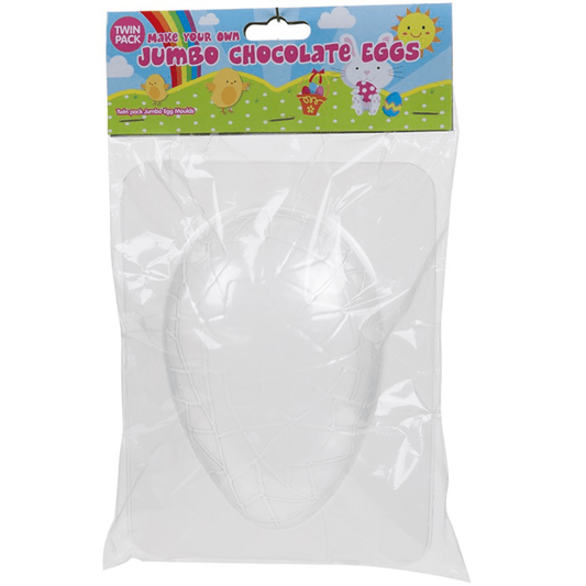 2Pk Jumbo Chocolate Egg Mould 20 X 15Cm 5025572980166 only5pounds-com