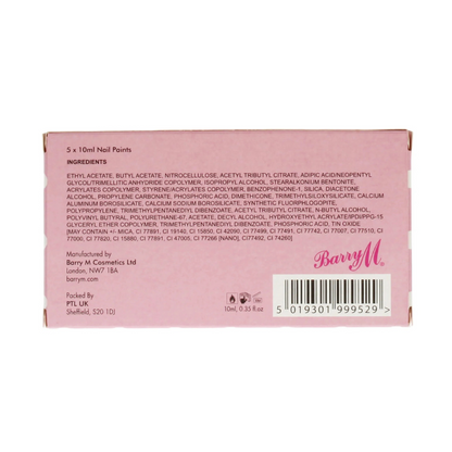 Barry M Nail Polish Gift Set of 5