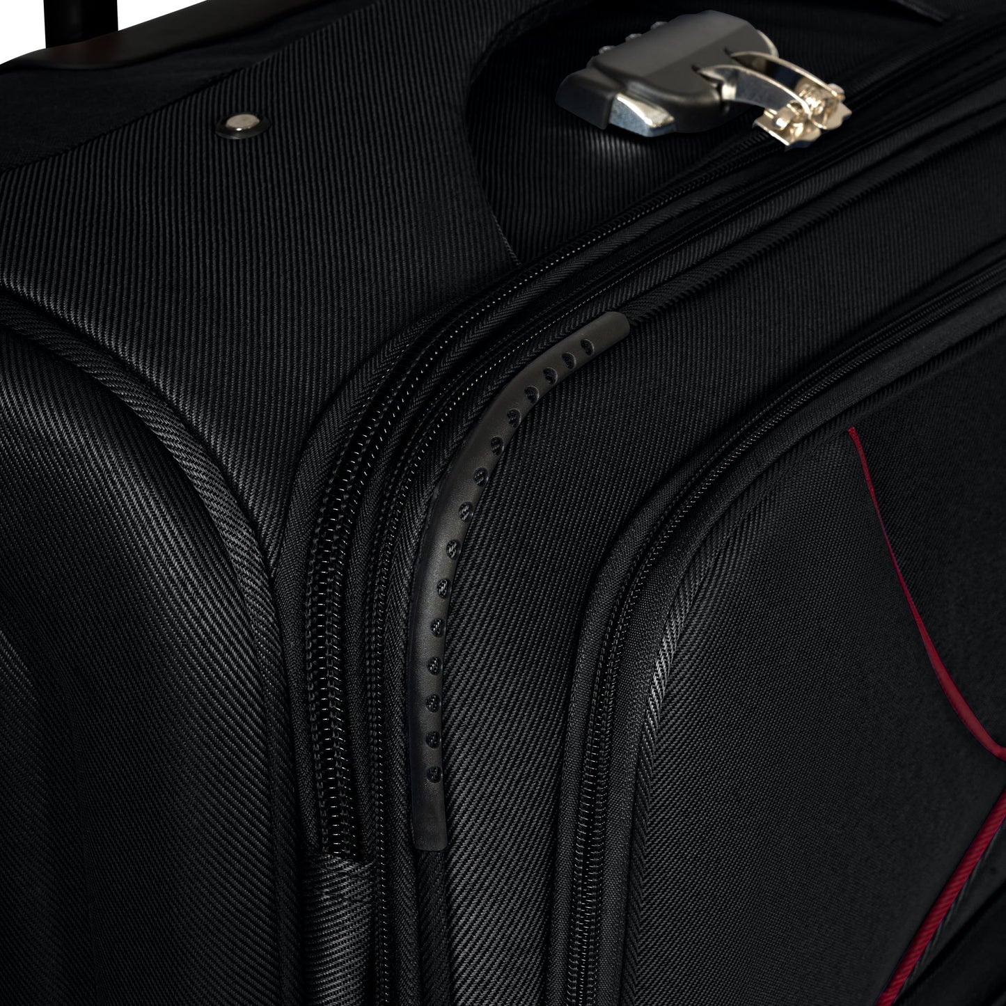 4-Wheel Suitcase Set Soft Shell Luggage, Set of 4 L,M,S,Cabin - Assorted Colours