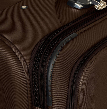 4-Wheel Suitcase Set Soft Shell Luggage, Set of 4 L,M,S,Cabin - Assorted Colours