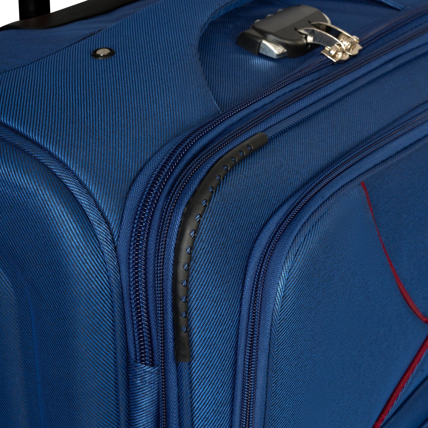 4-Wheel Suitcase Set Soft Shell Luggage, Set of 4 L,M,S,Cabin - Assorted Colours Bargainia