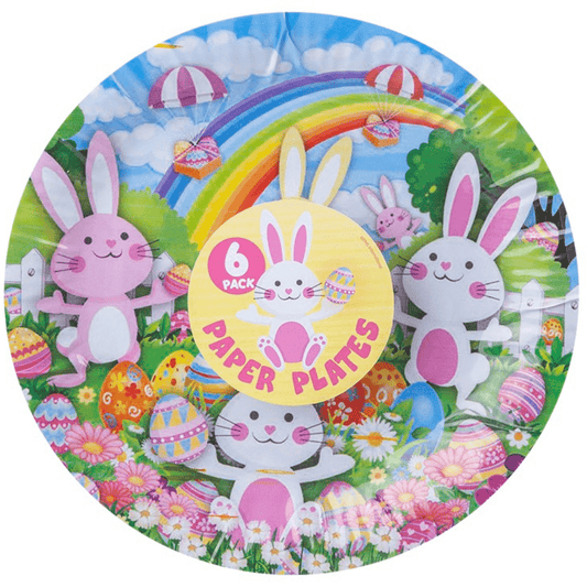 6Pk Easter 9" Paper Plate 5050565678928 Bargainia