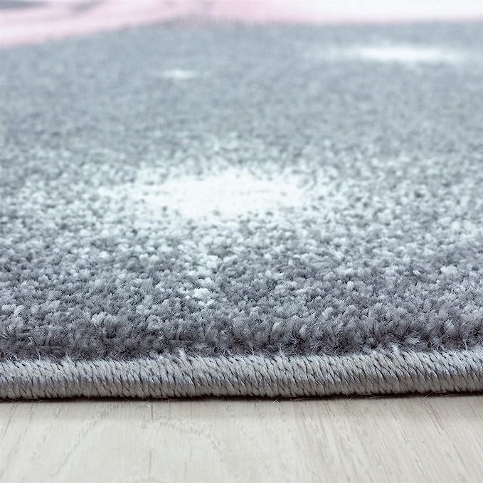 Pink Bear Kids Rug - Bambi-5056150253327-Bargainia.com