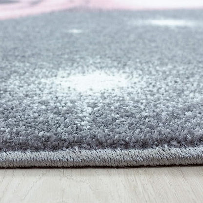 Pink Bear Kids Rug - Bambi-5056150253327-Bargainia.com