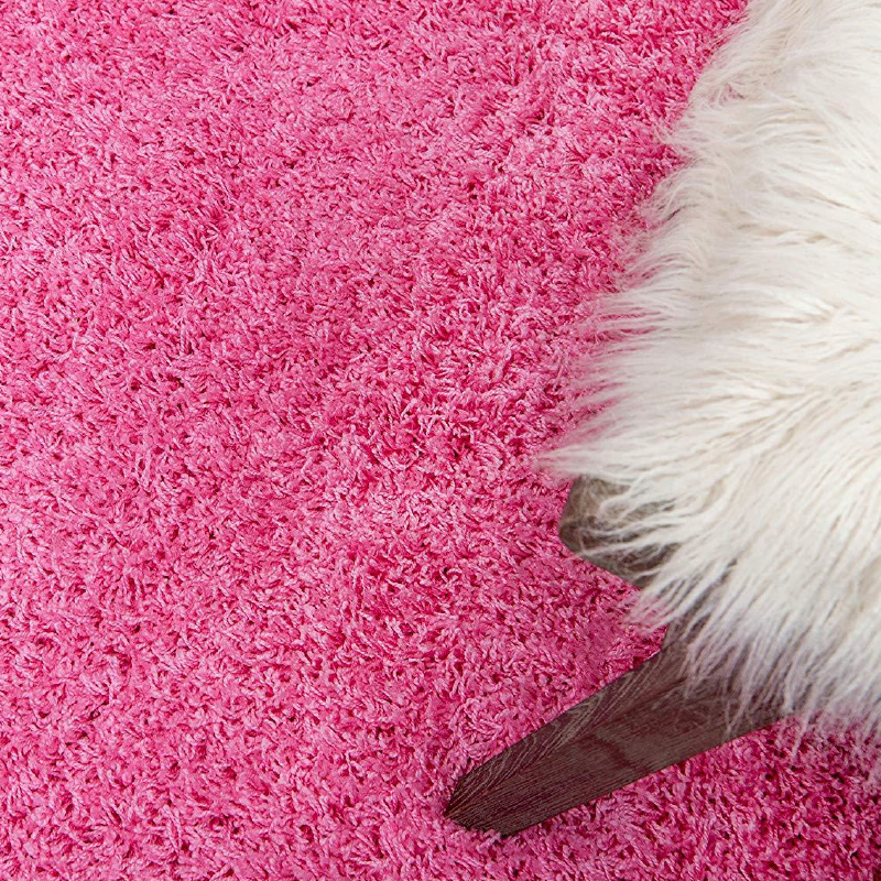 Pink Shaggy Rug | Rug Masters | Free UK Delivery