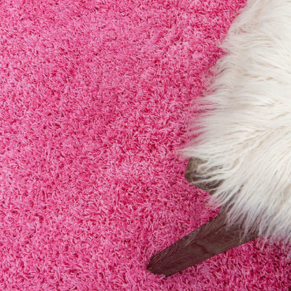 Pink Shaggy Rug | Rug Masters | Free UK Delivery