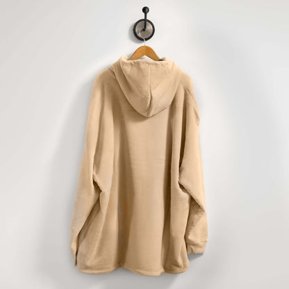 Hibernate Collection Oversized Super Soft Coral Fleece Sherpa Hoodie One Size-Bargainia.com