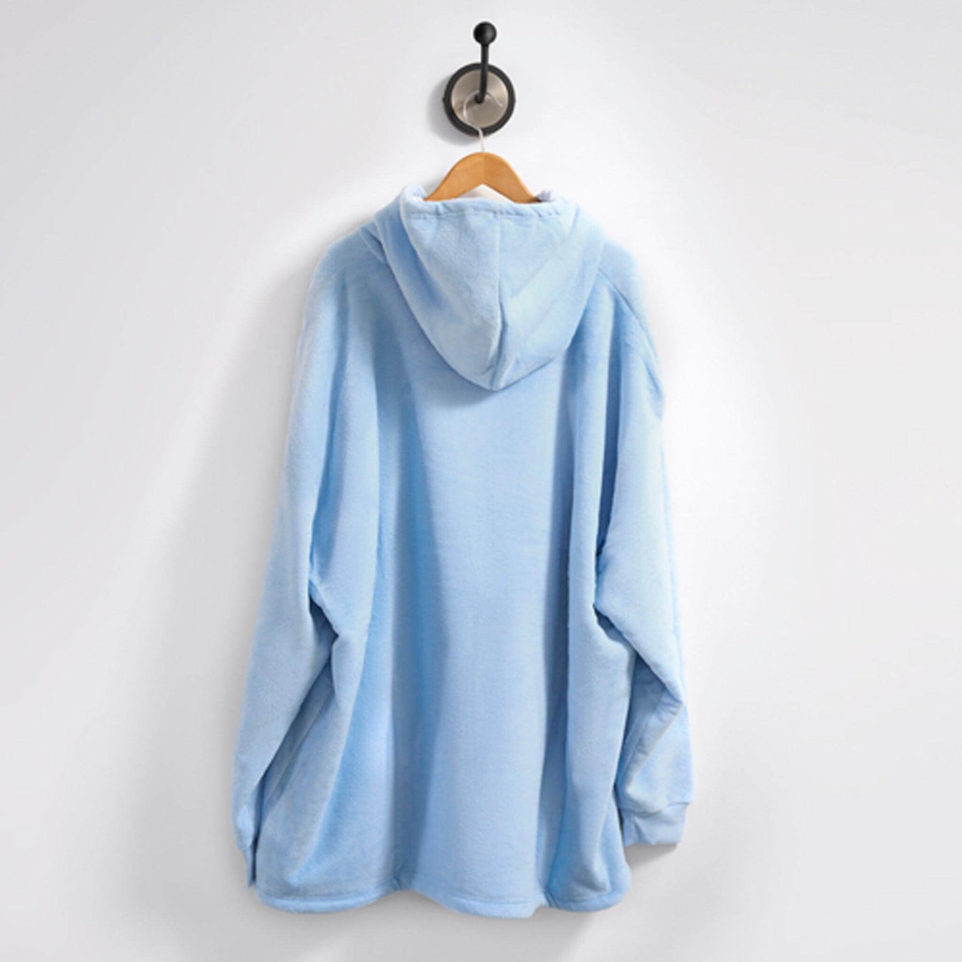 Hibernate Collection Super Soft Coral Fleece Hoodie One Size-Bargainia.com
