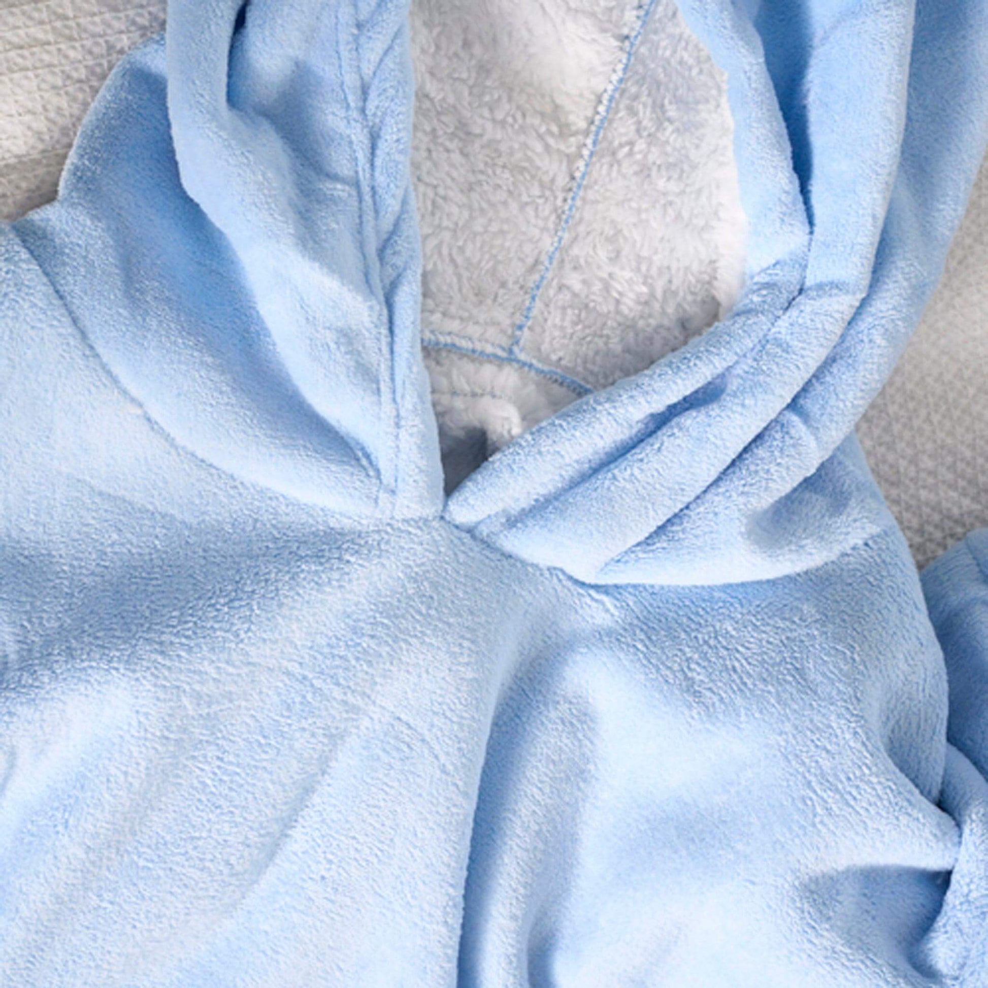 Hibernate Collection Super Soft Coral Fleece Hoodie One Size-Bargainia.com