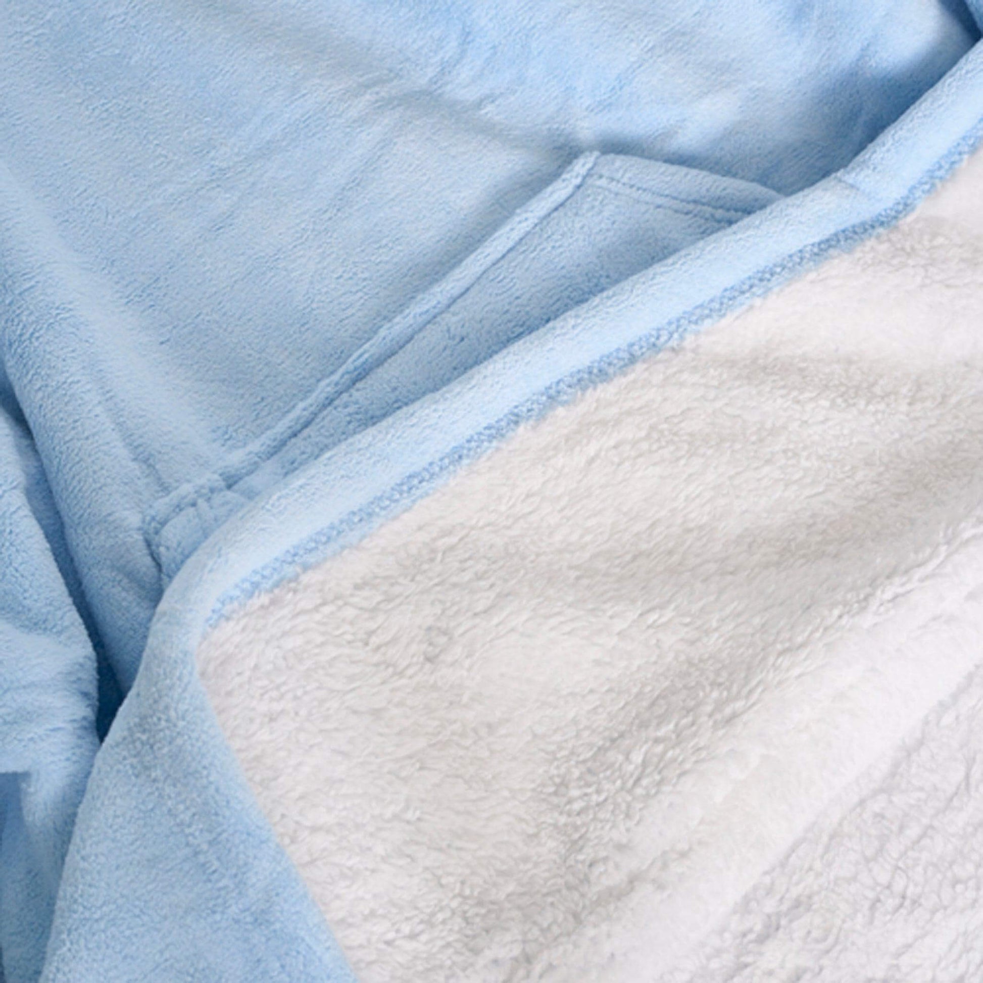 Hibernate Collection Super Soft Coral Fleece Hoodie One Size-Bargainia.com