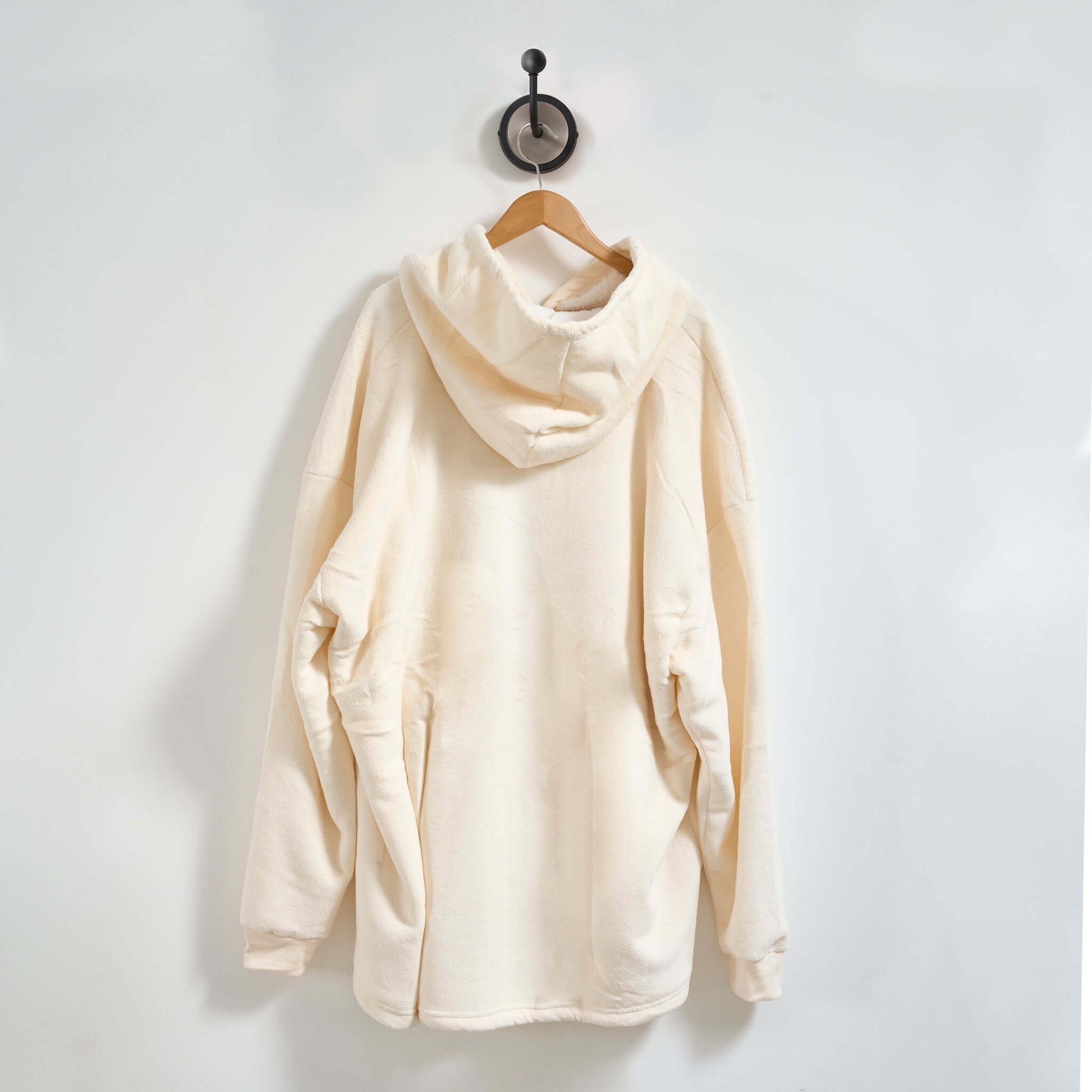 Hibernate Collection Oversized Super Soft Coral Fleece Hoodie One Size-Bargainia.com