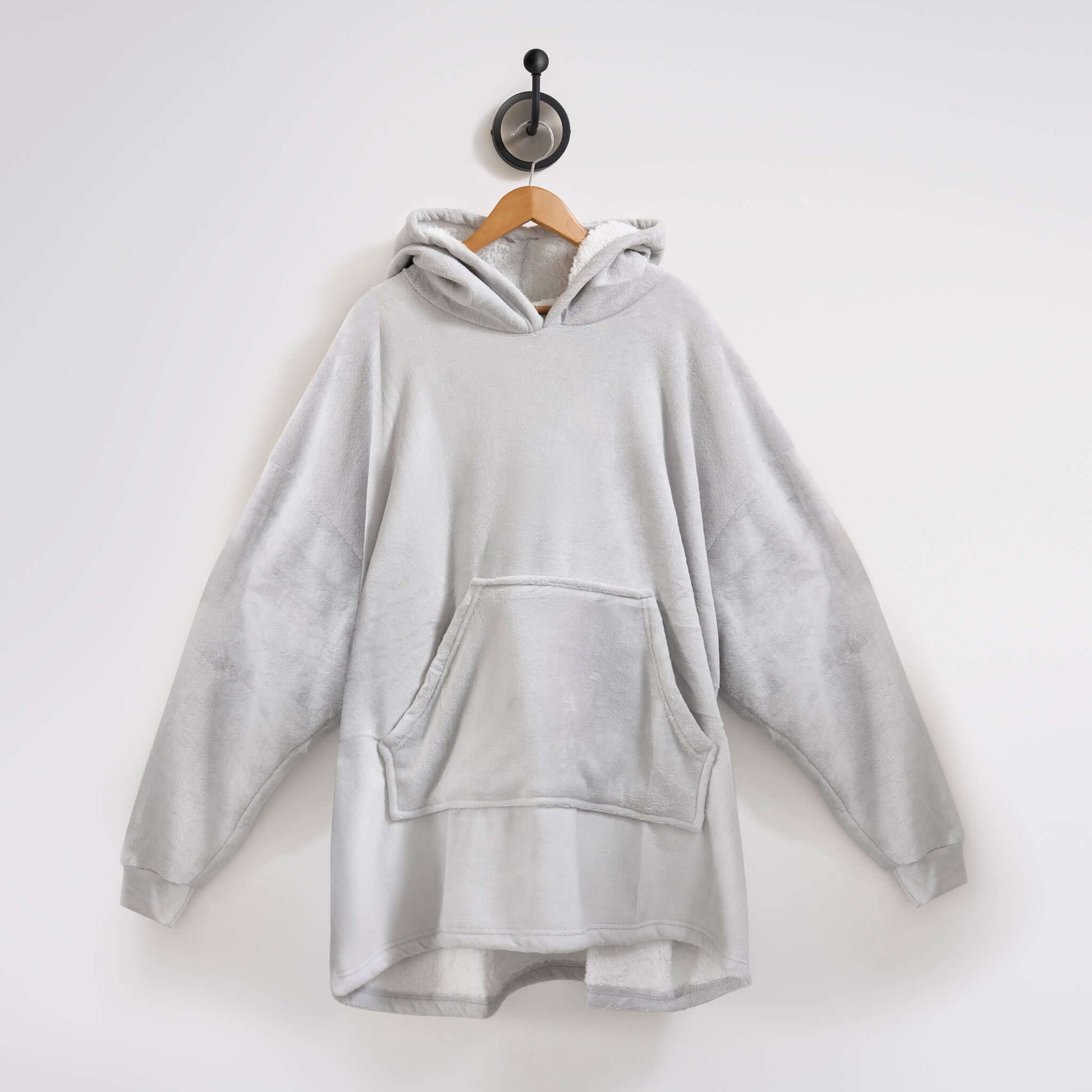 Hibernate Collection Oversized Super Soft Coral Fleece Hoodie One Size-5056536110329-Bargainia.com