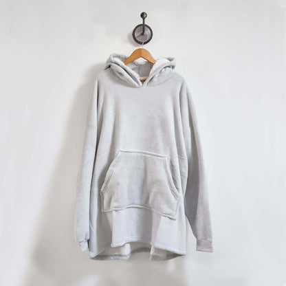 Hibernate Collection Oversized Super Soft Coral Fleece Hoodie One Size-Bargainia.com