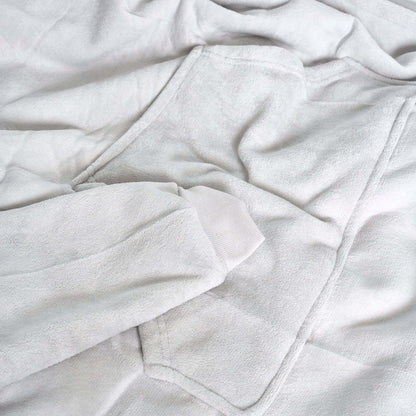 Hibernate Collection Oversized Super Soft Coral Fleece Hoodie One Size-Bargainia.com