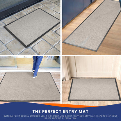 Beige Candy Barrier Door Mat - Assorted Sizes-Bargainia.com