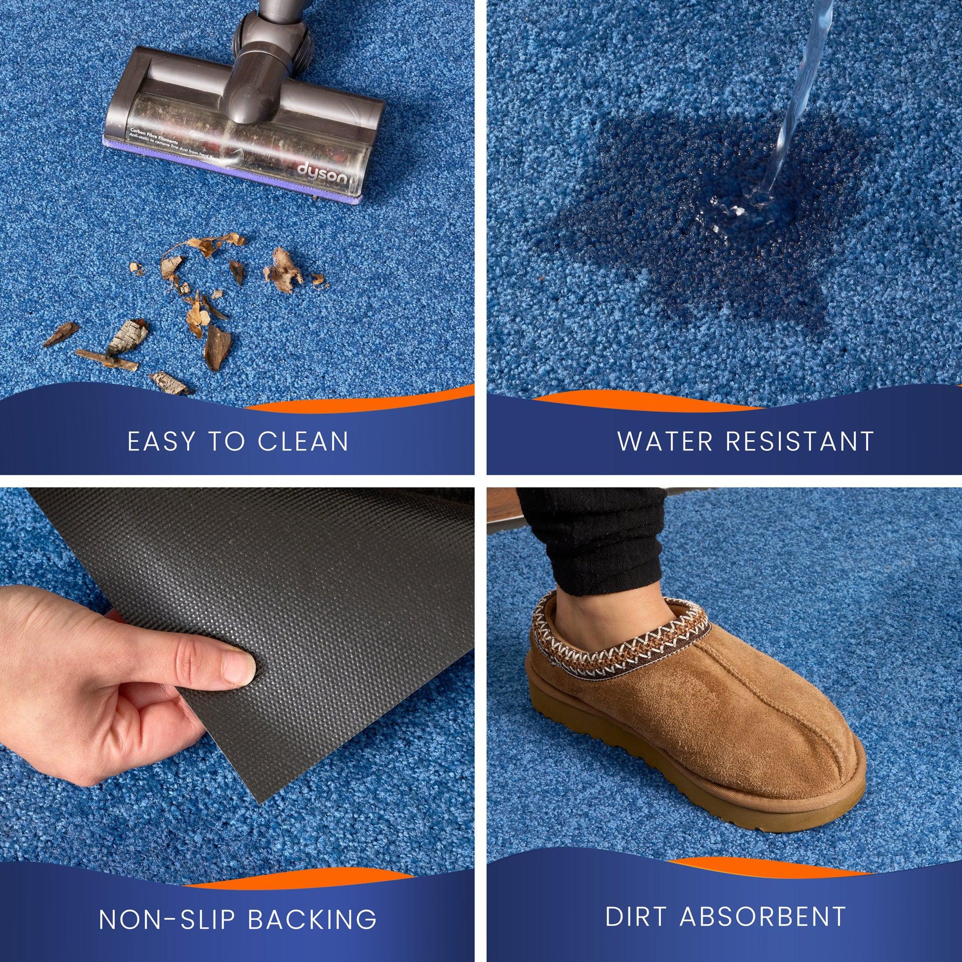 Blue Candy Barrier Door Mat - Assorted Sizes-Bargainia.com