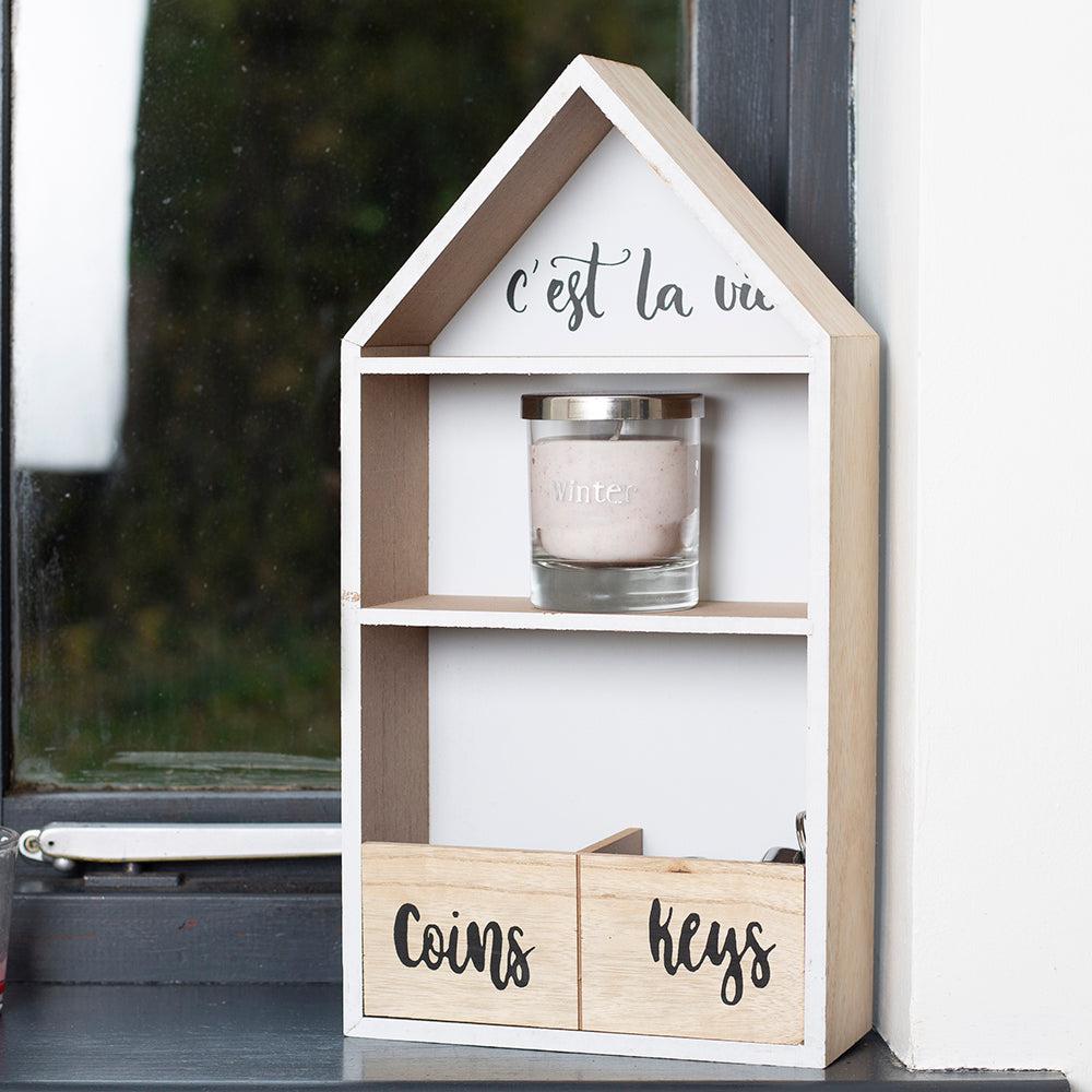 Coins and Keys Storage Rack - White-8718226907356-Bargainia.com