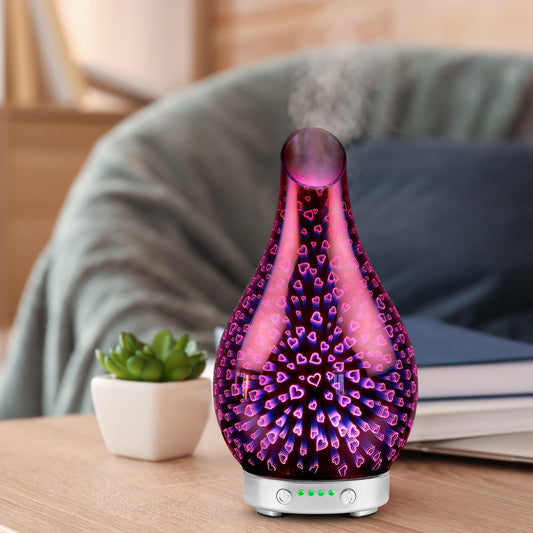 Desire Hearts Colour Changing Aroma Humidifier-5010792463803-Bargainia.com