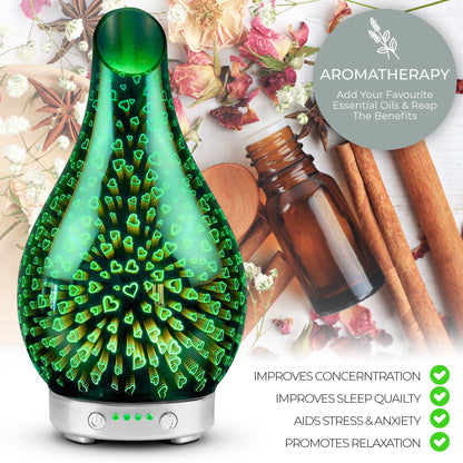Desire Hearts Colour Changing Aroma Humidifier-5010792463803-Bargainia.com
