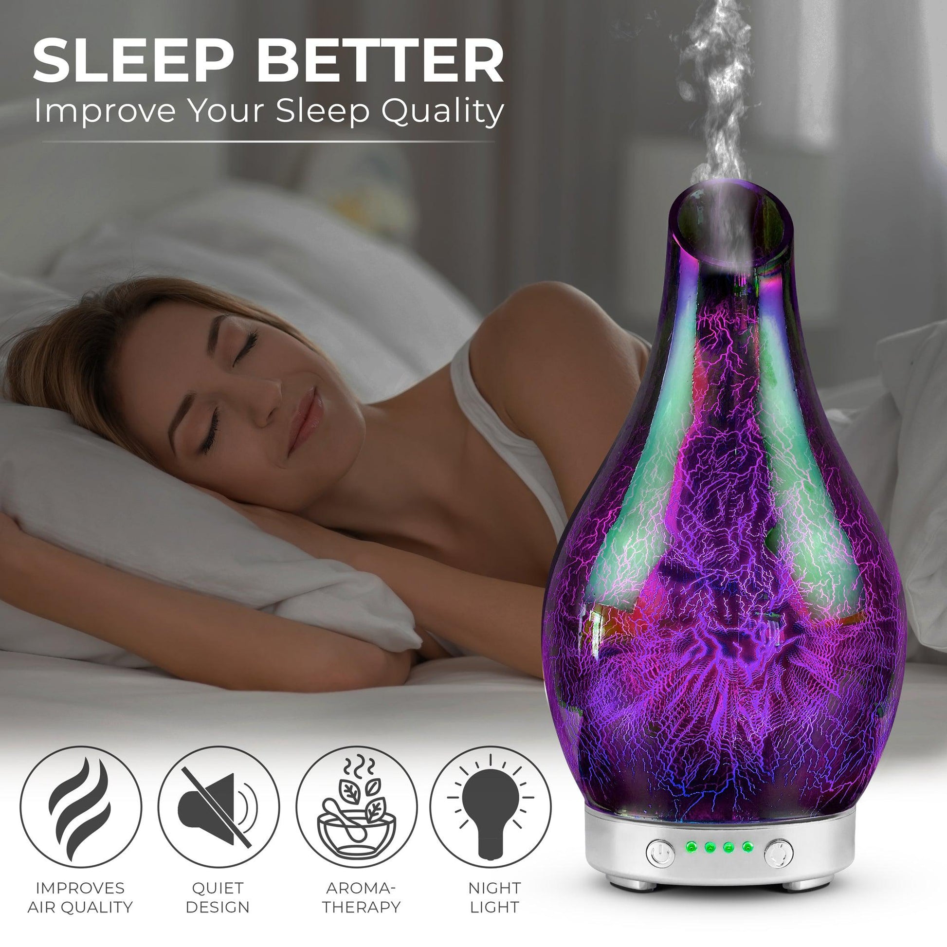 Desire Lightning Colour Changing Aroma Humidifier-5010792469676-Bargainia.com