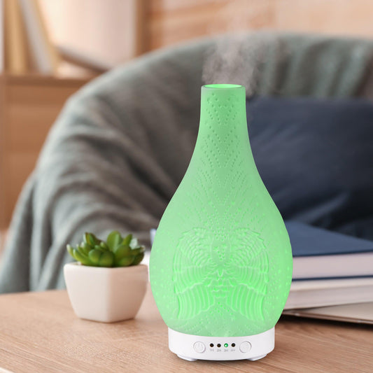 Desire White Angel Wings Colour Changing Aroma Humidifier-5010792475257-Bargainia.com