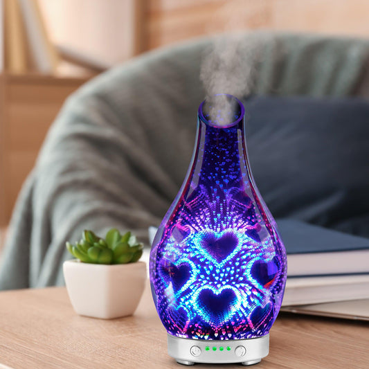 Desire Heart Colour Changing Aroma Humidifier-5010792479415-Bargainia.com