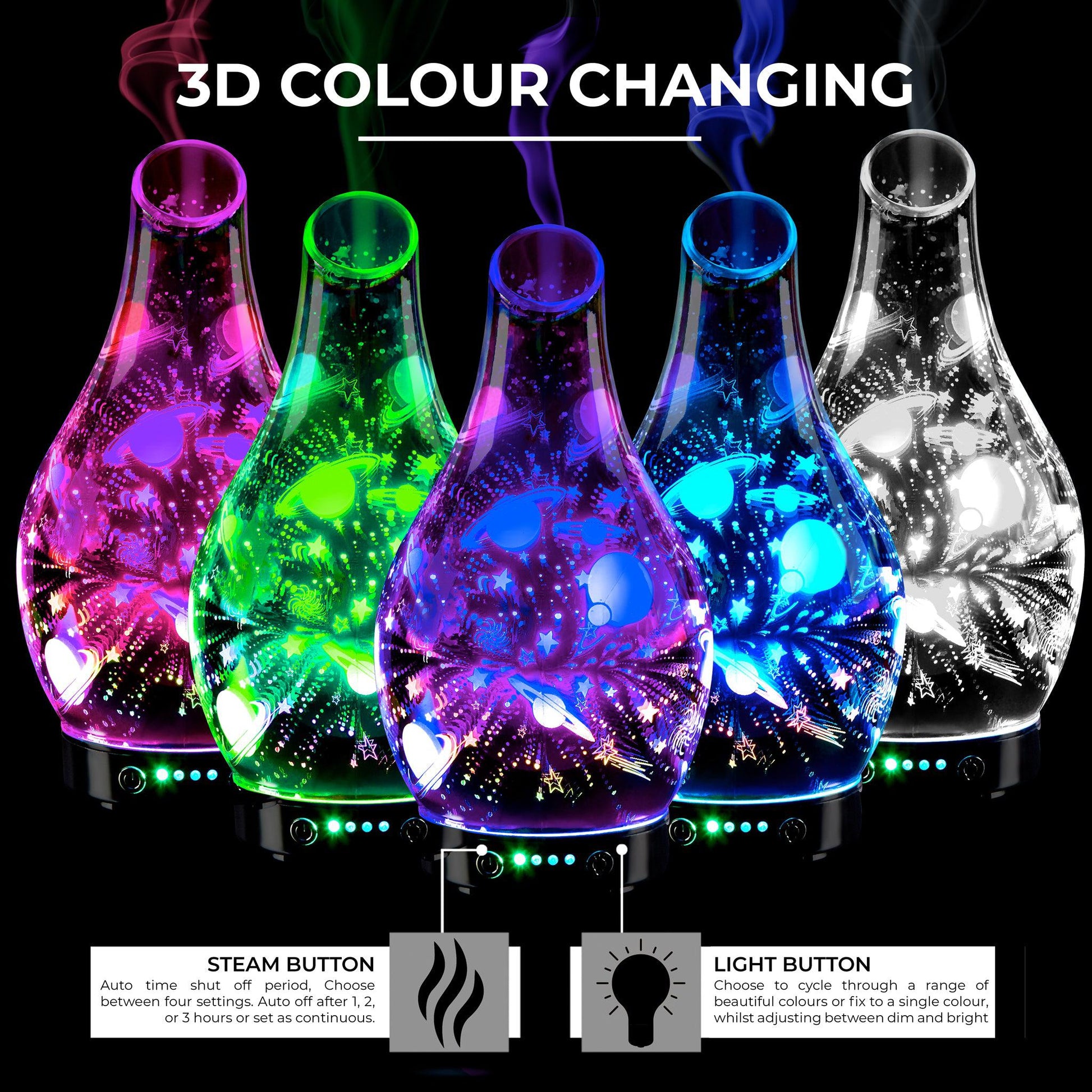 Desire Galaxy Colour Changing Aroma Humidifier-5010792479422-Bargainia.com