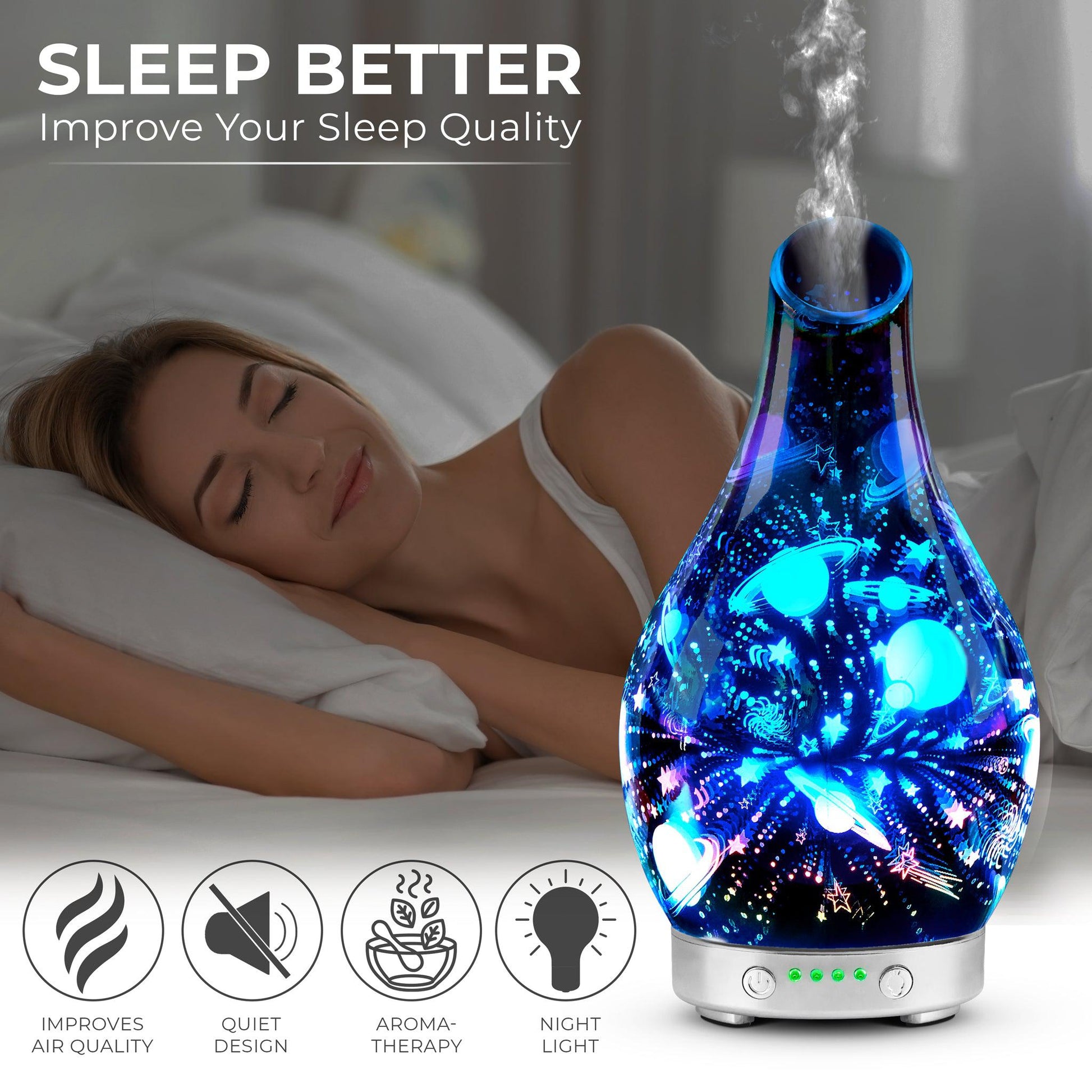 Desire Galaxy Colour Changing Aroma Humidifier-5010792479422-Bargainia.com