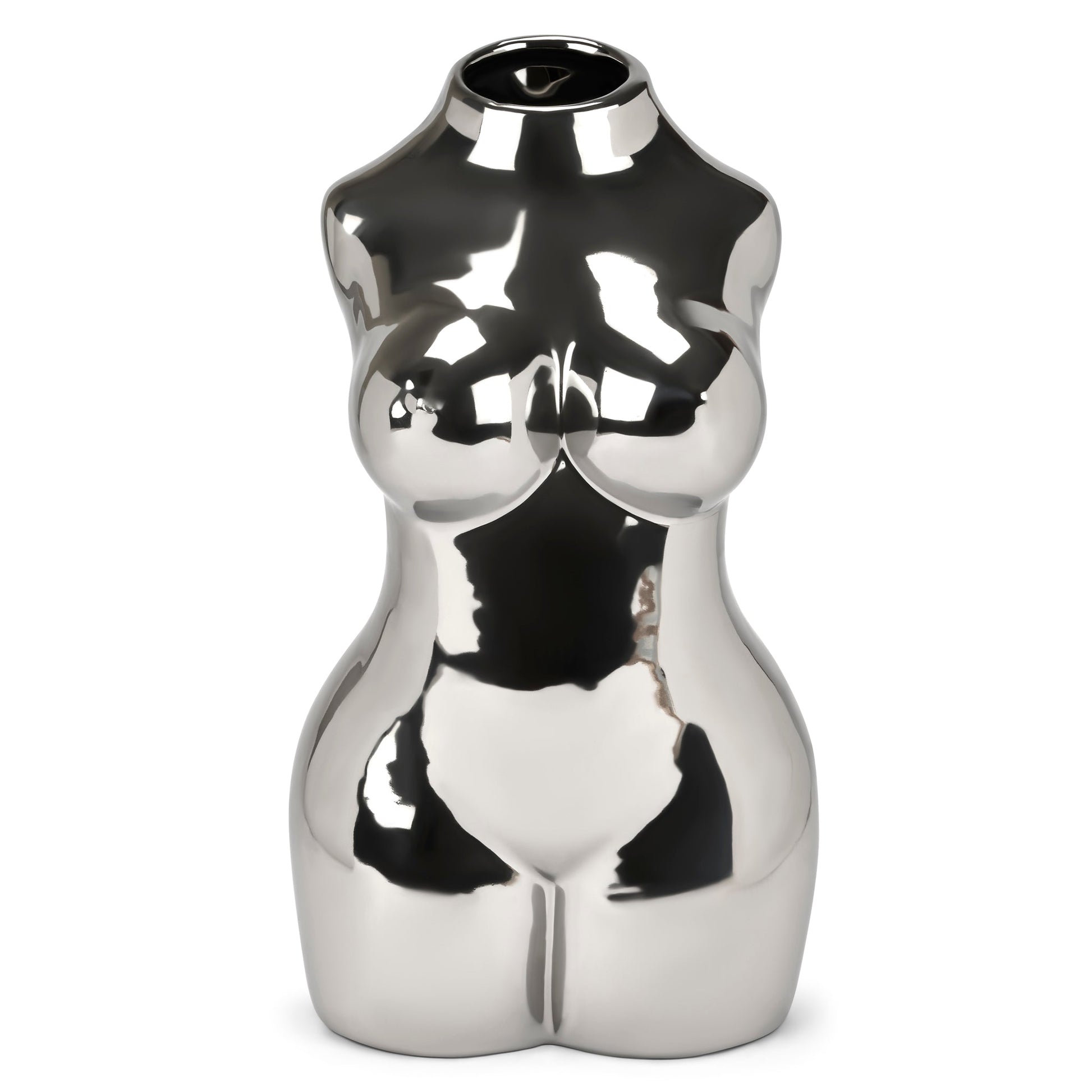 Female Silhouette Body Vase - 29cm - Assorted Colours-Bargainia.com