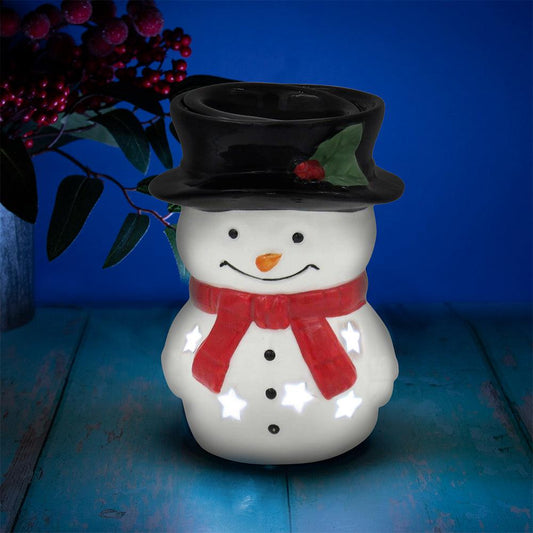 Desire Snowman Electric Wax & Oil Warmer-5010792524528-Bargainia.com