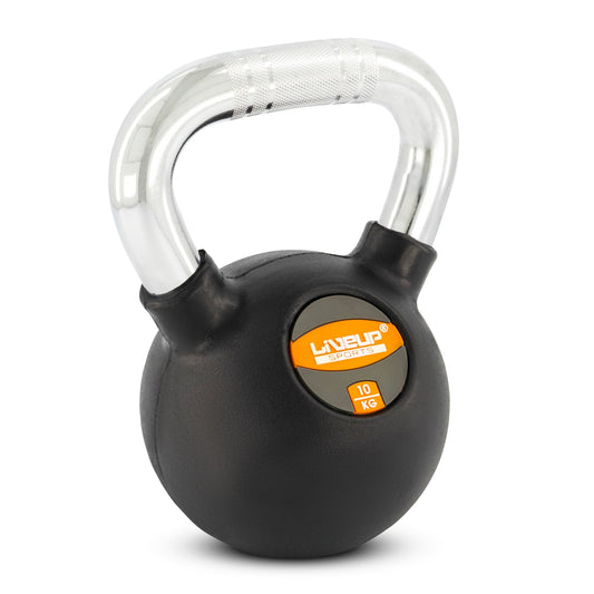 Rubber Coated Kettlebell | 10kg | bargiania.com-6951376138733-Bargainia.com
