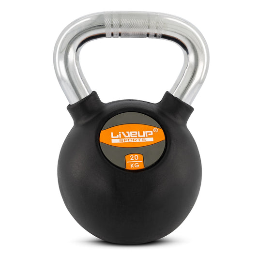 Rubber Coated Kettlebell | 20kg | bargainia.com-6951376138764-Bargainia.com