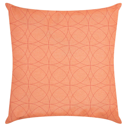 Coral Geometric Outdoor Garden Cushion - 42 x 42cm-8713229053635-Bargainia.com