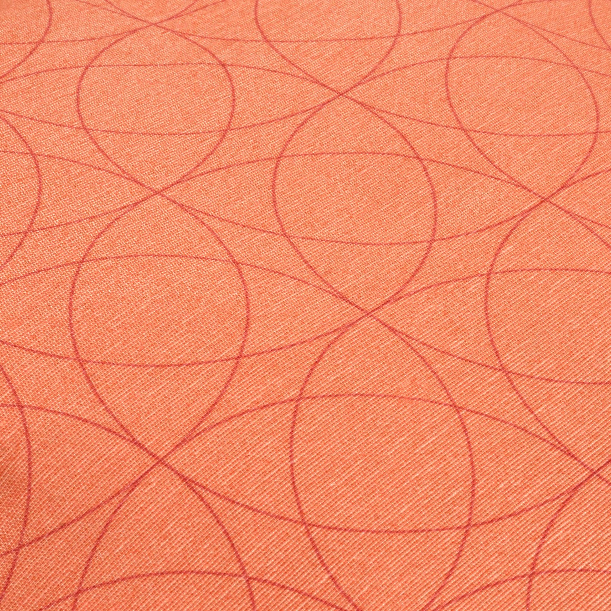 Coral Geometric Outdoor Garden Cushion - 42 x 42cm-8713229053635-Bargainia.com