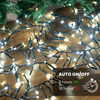 480 LED Cluster Lights - Cold White - 6m-5050565535597-Bargainia.com