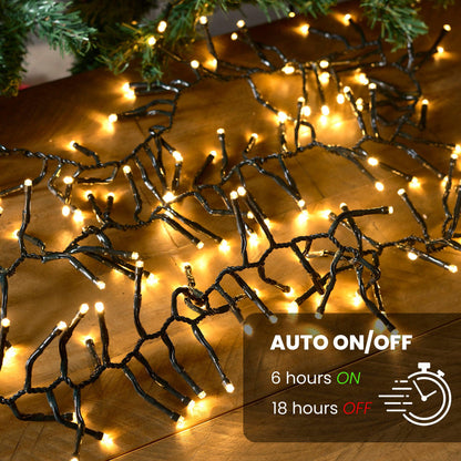 480 LED Cluster Lights - Warm White - 6m-5050565535610-Bargainia.com