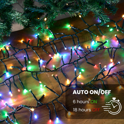 960 LED Cluster Lights - Multi Colour - 12M-5050565535658-Bargainia.com