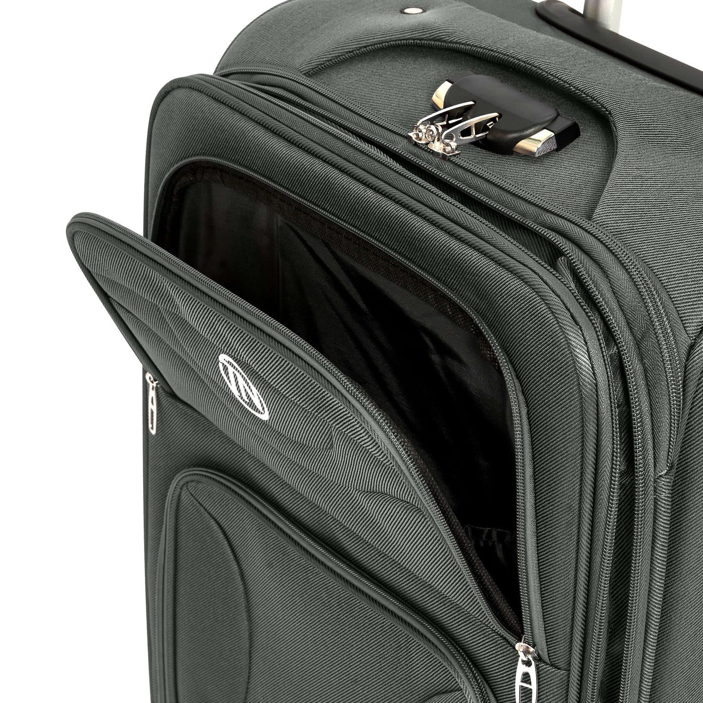 Lightweight Luggage Suitcase 4pcs 360 Wheels - Assorted Colours